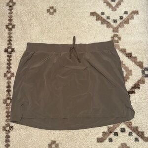 All in Motion Taupe Skort with Drawstring